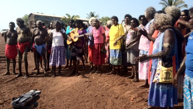 Tiwi Islanders gather to welcome new ferry