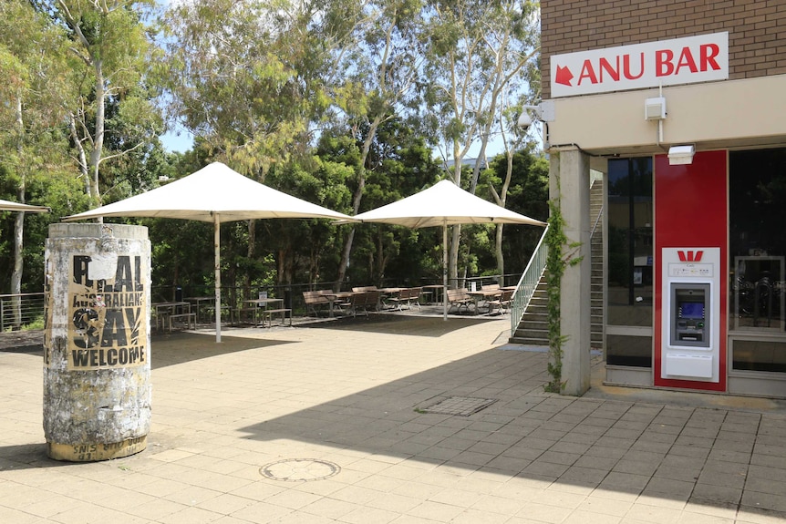 The ANU Bar during the day.