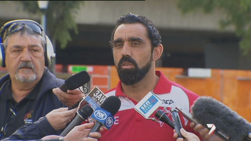 Watch Adam Goodes's full press conference