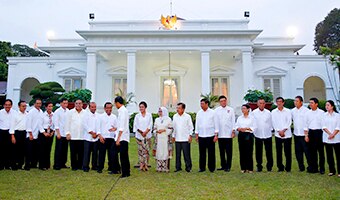 Indonesian cabinet 340