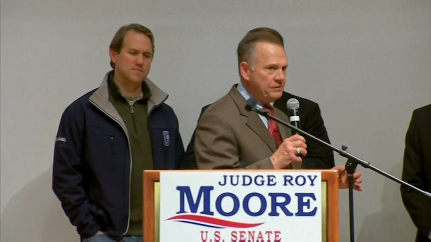 Roy Moore says that when the vote is this close, "it's not over".