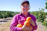 Emma Robinson, a fourth generation citrus farmer in Gayndah, Queensland.