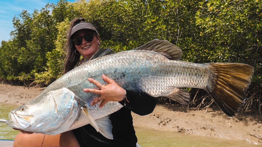 A remote NT barramundi of the extremely large variety