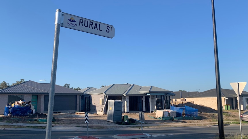 A new housing development in Chambers Flat