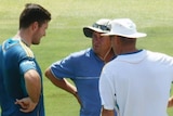 Smith, Domingo inspect Port Elizabeth pitch