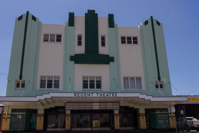 An art deco country theatre, the Regent