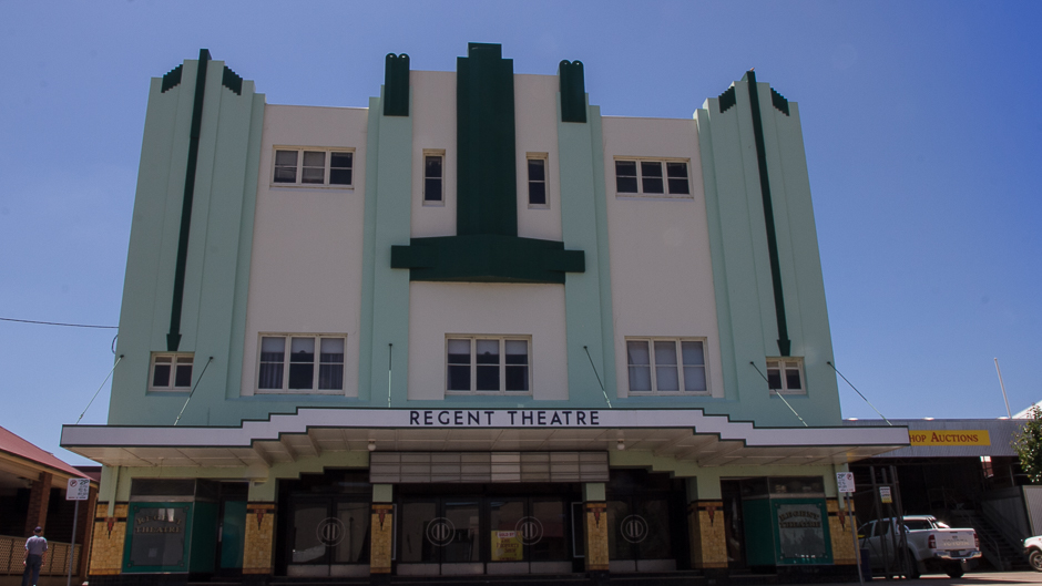 An art deco country theatre, the Regent