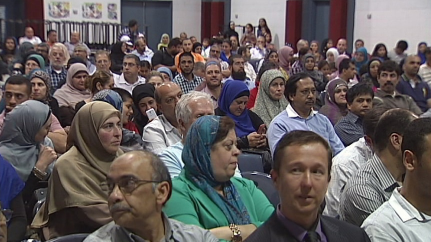 Parents attend Malek Fahd Islamic School meeting