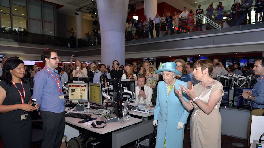 Queen opens new BBC headquarters