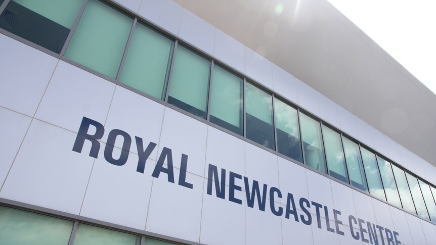 Hunter New England Health (HNEH) Royal Newcastle Centre sign