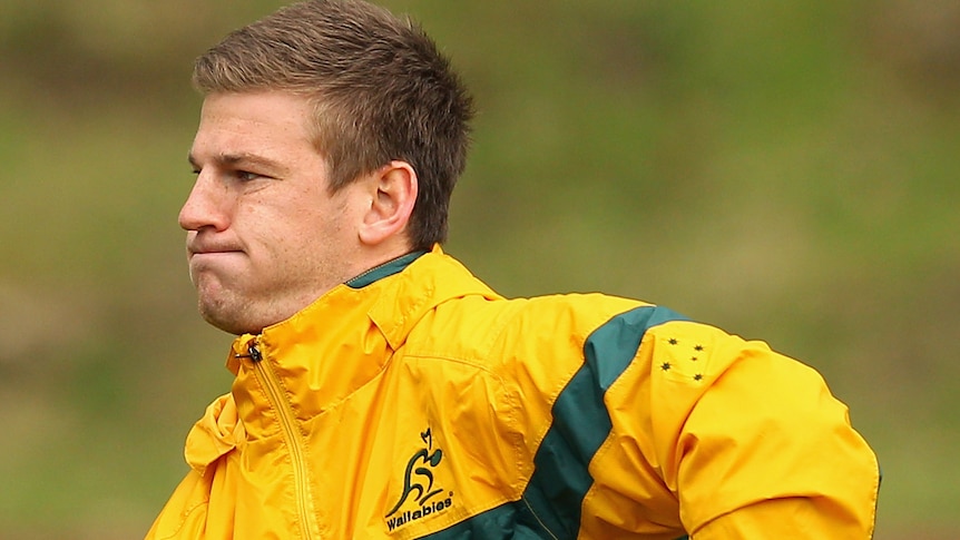 Horne trains with Wallabies
