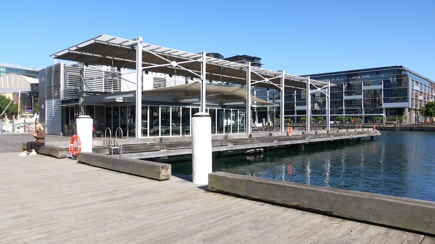 A photo of a Sydney wharf in daylight