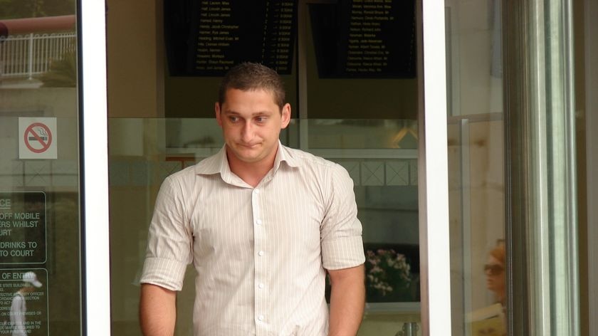 Nermin Hodzic leaves Brisbane's Magistrates Court after being fined $500.