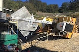 A crane roll over on July 31, at Toowoomba's second range crossing.