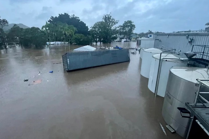 Norco's ice cream factory inundated 