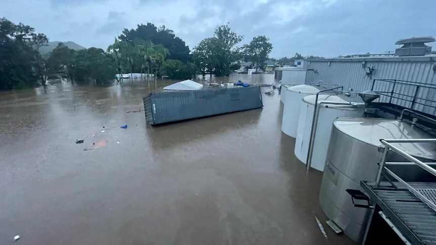 Norco's ice cream factory inundated 