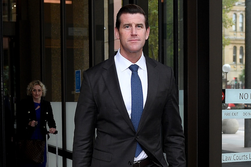 Ben Roberts-Smith arrives at court