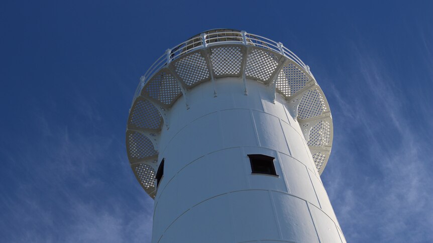 Top of Tasman Island lighthouse