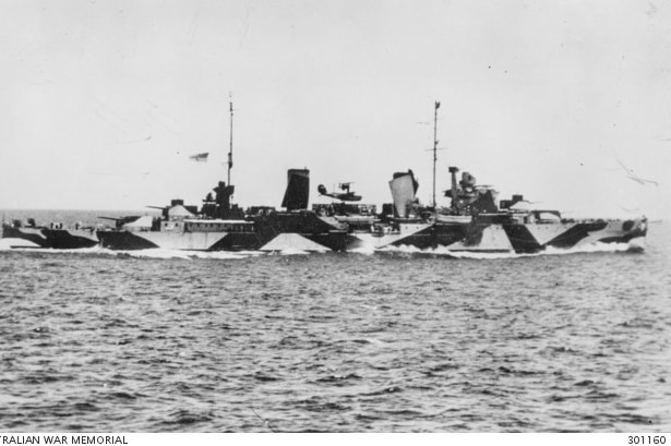 HMAS Perth in 1942