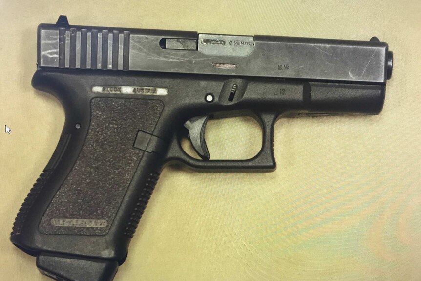 Glock seized by police in Devonport