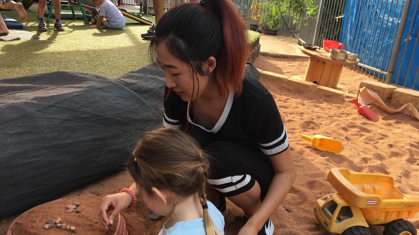 Lucy Tan at her childcare centre