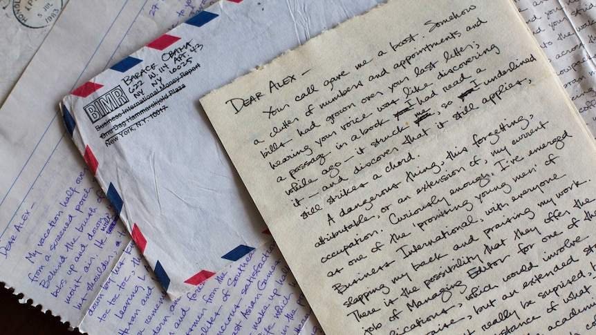 Letters sent by future President Barack Obama to his college girlfriend Alexandra McNear.