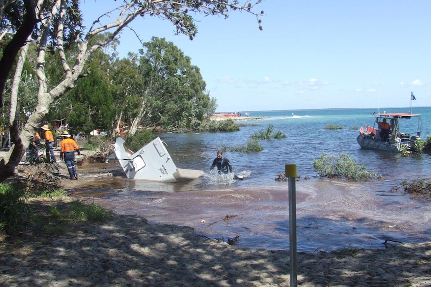 Caravan recovery Inskip Point.