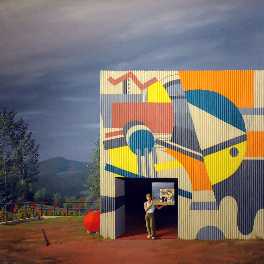 Jeffrey Smart's The Painted Factory, Tuscany
