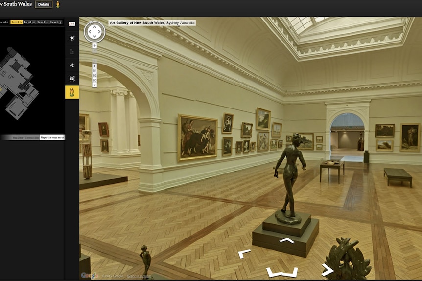 Inside the Art Gallery of NSW - part of the Google Art Project