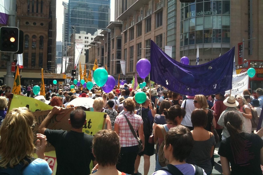 International Women's Day, March 2011, Sydney.