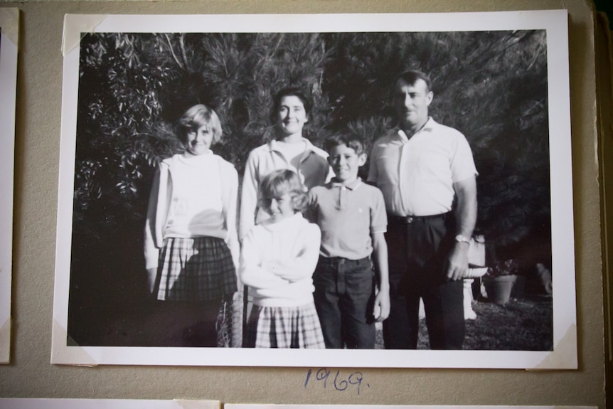 Juliette and Kenneth Griffith with children Barbara, Lloyd and Bronwyn.