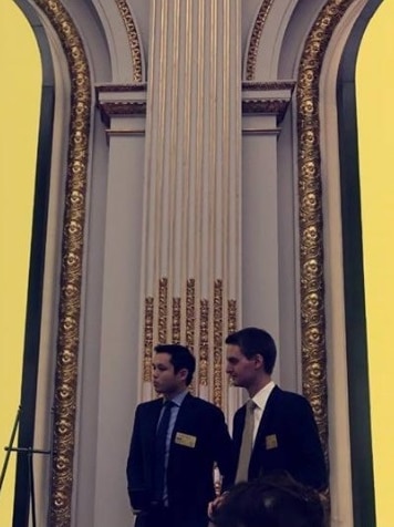 Miranda Kerr shares snap of Snapchat co-founders Evan Spiegel and Bobby Murphy after Snap's Wall Street debut.
