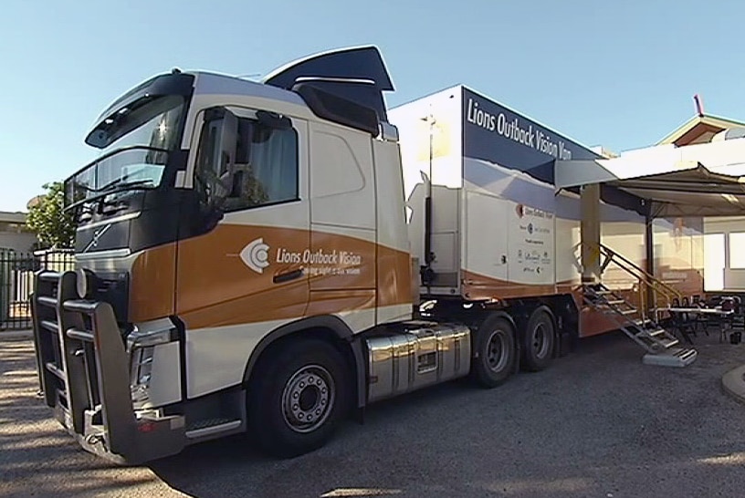 The Lions Outback Vision Van.