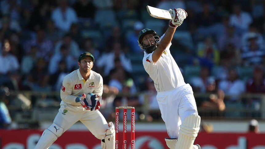 Amla hits out on day two