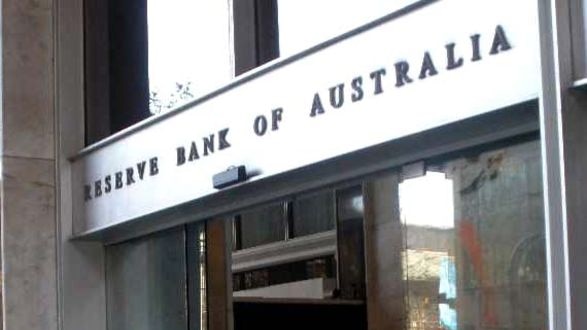 A man walks out of the Reserve Bank of Australia building in Sydney