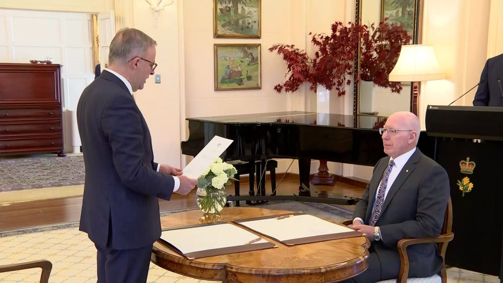 Anthony Albanese Sworn In As 31st Prime Minister Of Australia - ABC News