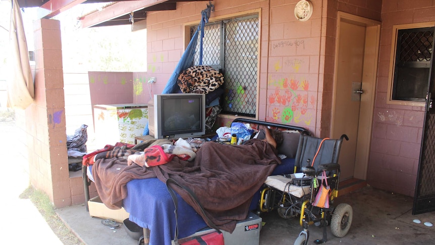 Woman gets house of her own after year of living on town camp verandah