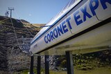 The Coronet Peak gondola and chairlift