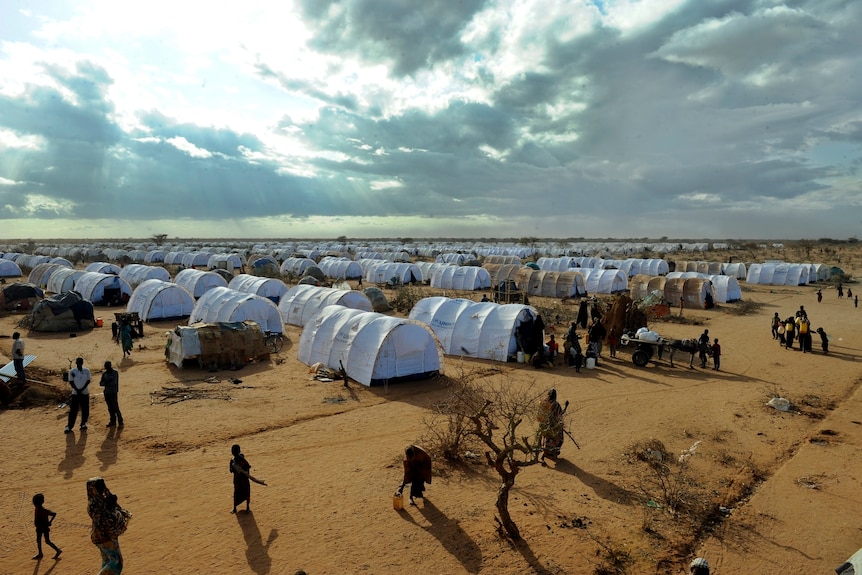 Dadaab in Kenya's north-east is the world's biggest refugee camp.
