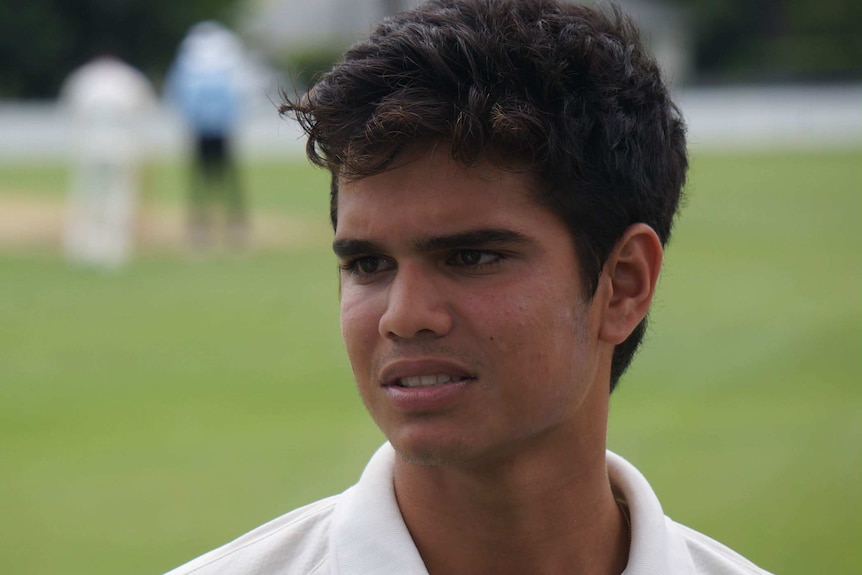 Arjun Tendulkar, son of Sachin Tendulkar.