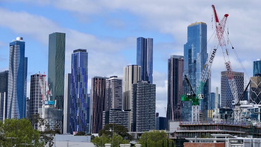 The Melbourne CBD skyline
