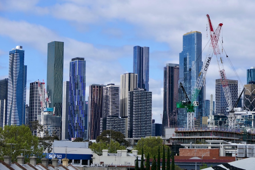 The Melbourne CBD skyline