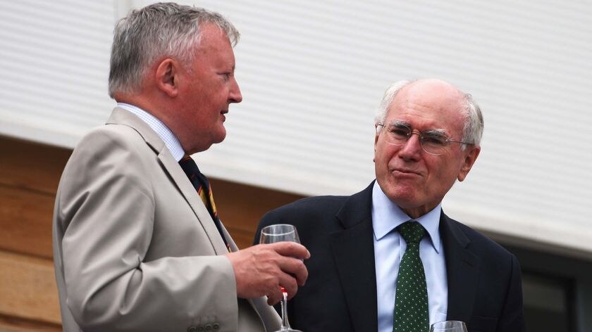 John Howard is hoping to rise to where current ICC President David Morgan is now.