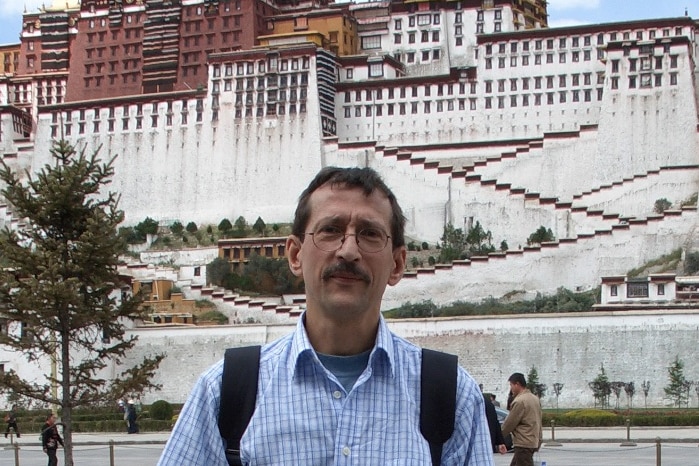 Professor Peter Schwieger at Lhasa
