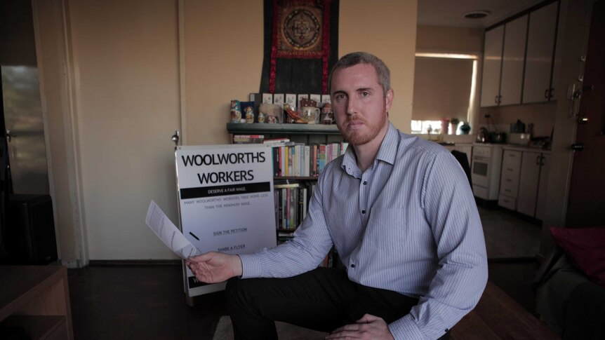 Woolworths employee Michael Johnstone