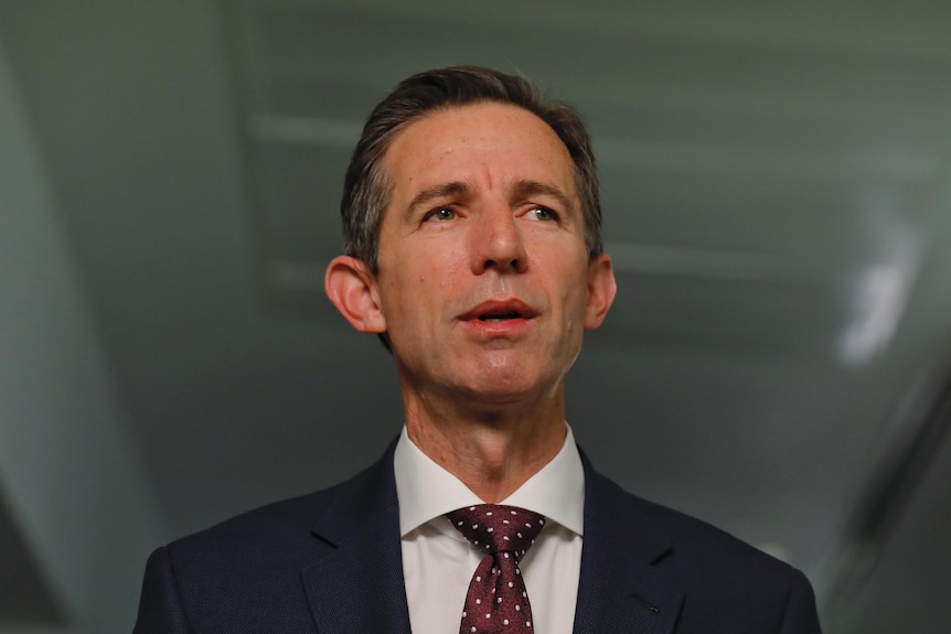 Simon Birmingham close up. 