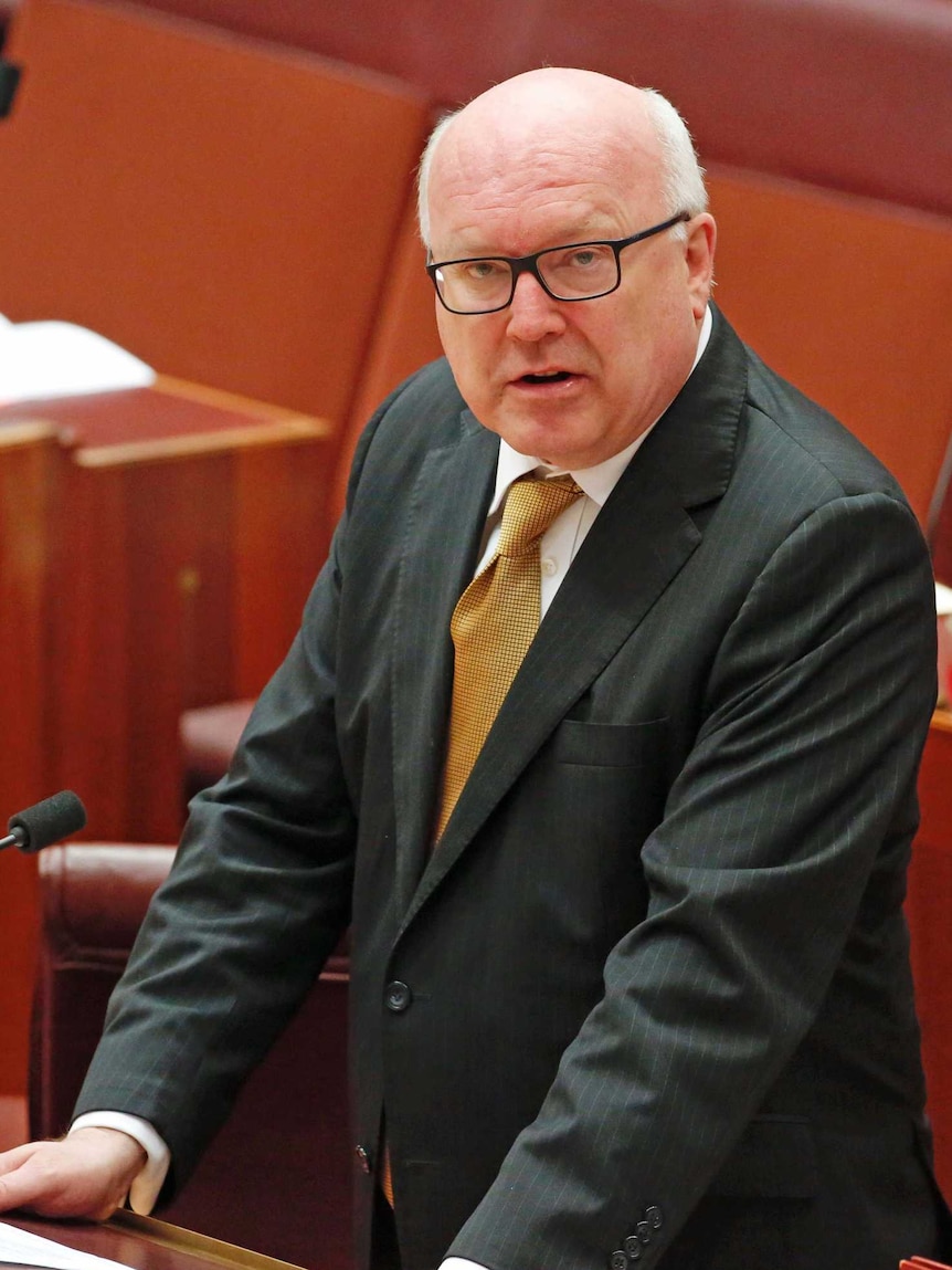 Senator Brandis ruled out banning the burka.