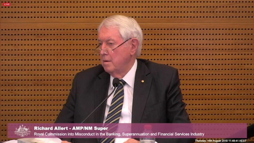 AMP super under fire at the Royal Commission for poor returns.