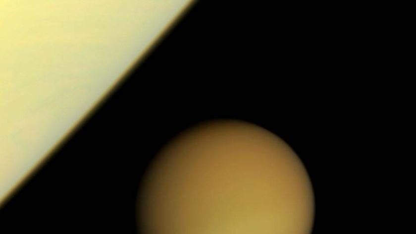 One of Saturn's moons, Titan