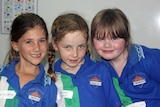 Children at Longreach distance education workshop